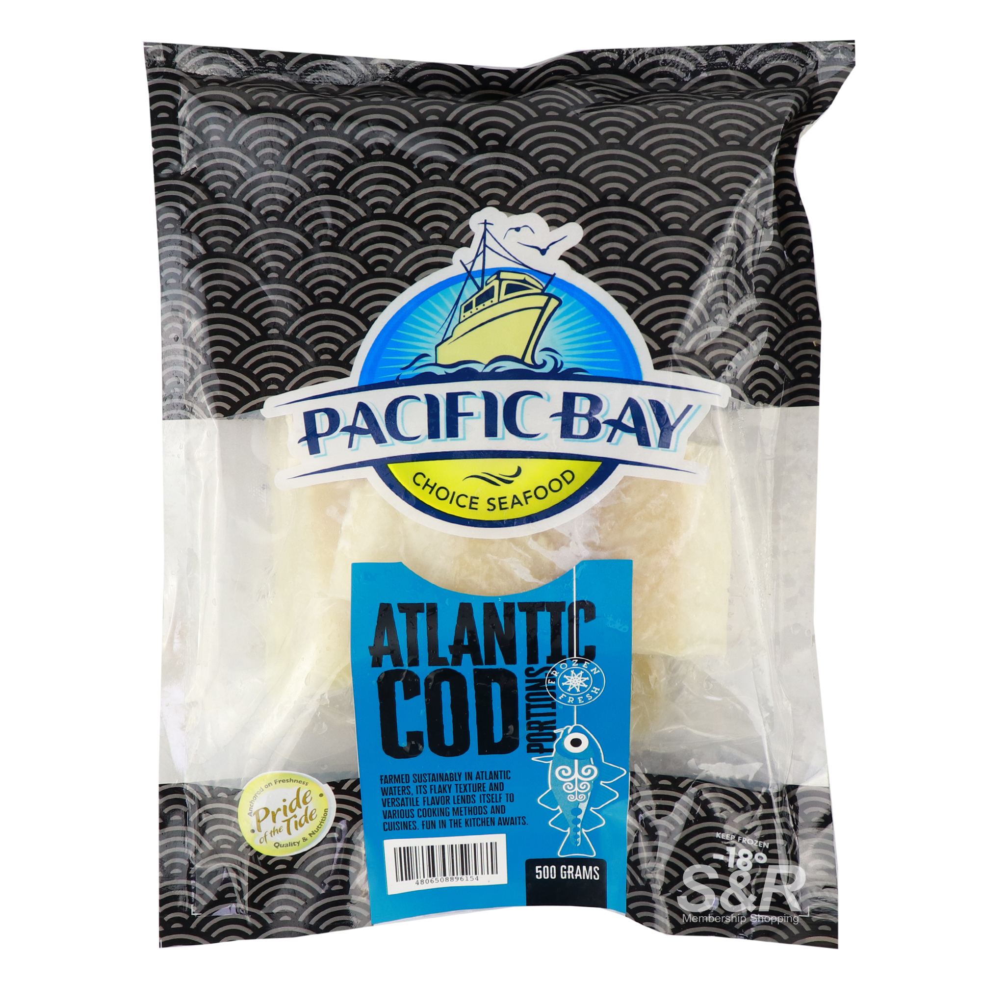 Pacific Bay Atlantic Cod Portions 500g